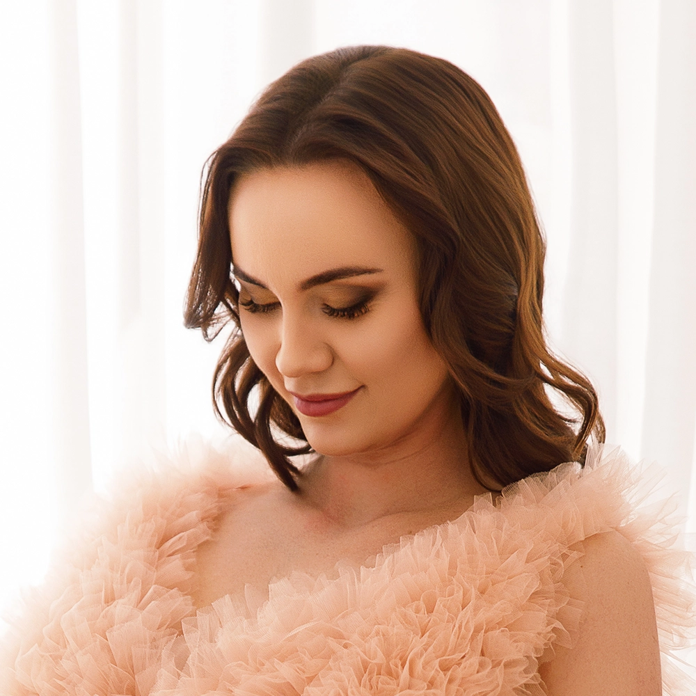 Nicole Ringer počas tehotenského fotenia